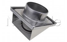 Universel - Air exhaust flap - stainless steel - 125 mm